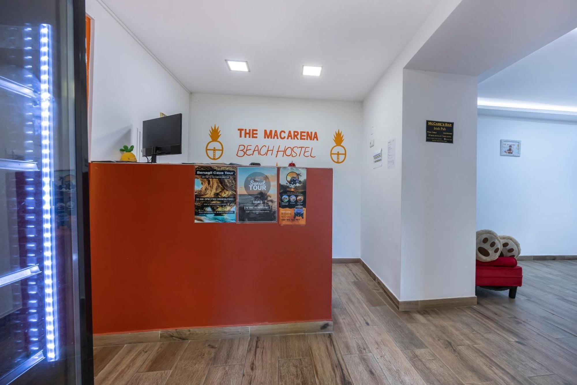 The Macarena Beach Hostel Лагуш Экстерьер фото